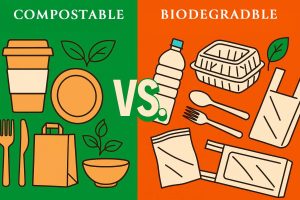 What is the difference between compostable and biodegradable?